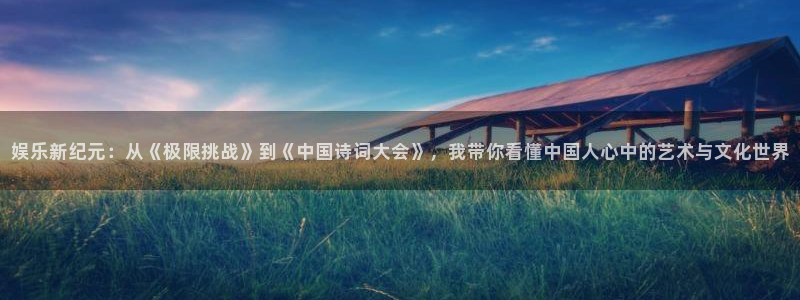 摩登7app新版上线体验.游戏更新入口.中国：娱乐新纪元：从《极限挑战》到《中国诗词大会》，我带你看懂中国人心中的艺术与文化世界