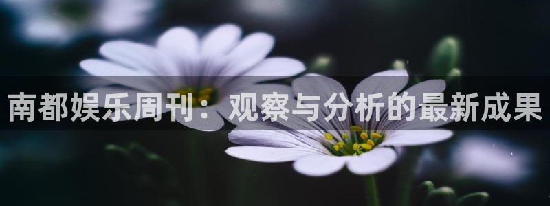 摩登7凯捷平台：南都娱乐周刊：观察与分析的最新成果